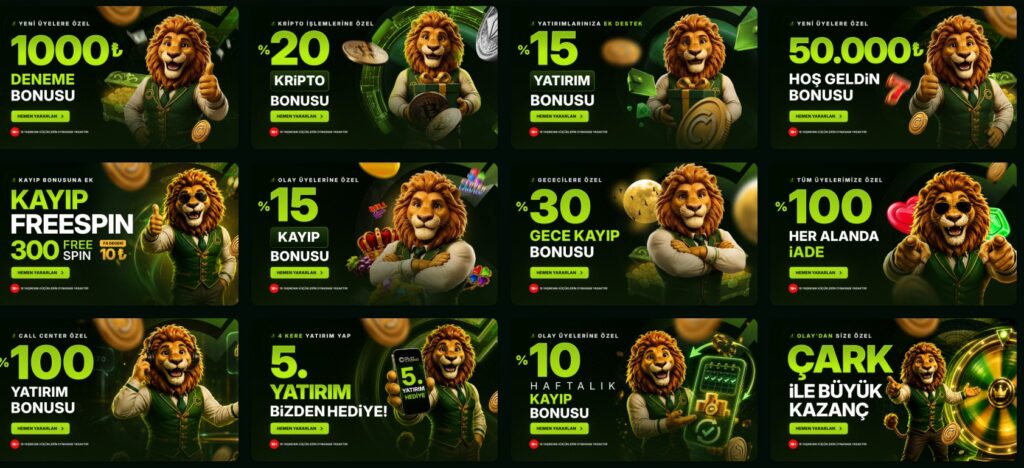 Olaycasino bonusları